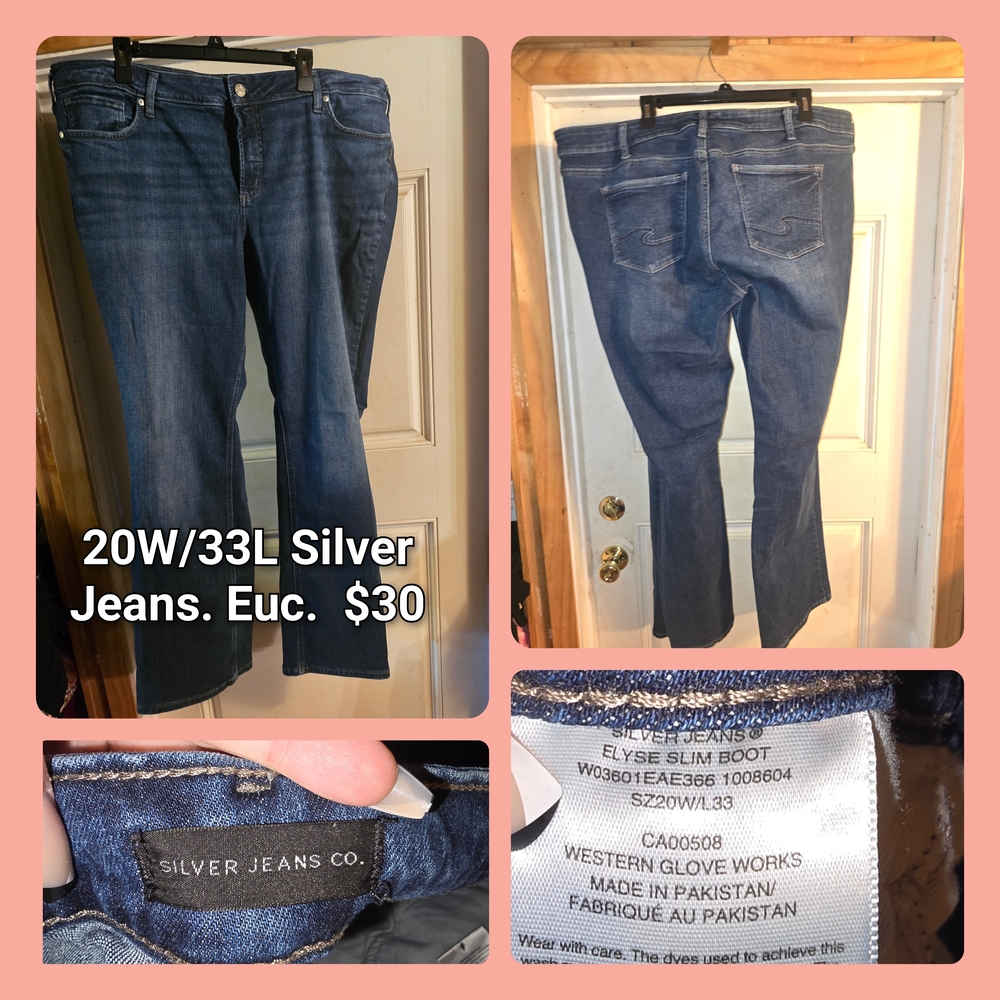 Silver Jeans Women's Dark Blue Boot Cut Jeans